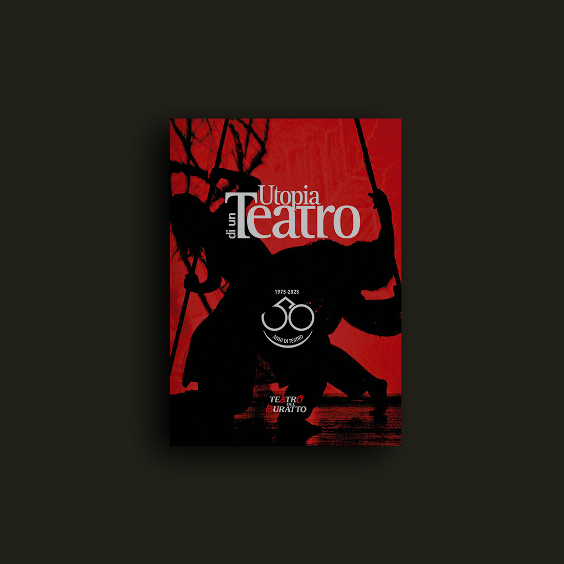 Teatro del Buratto: copertina del libro per i 50 anni