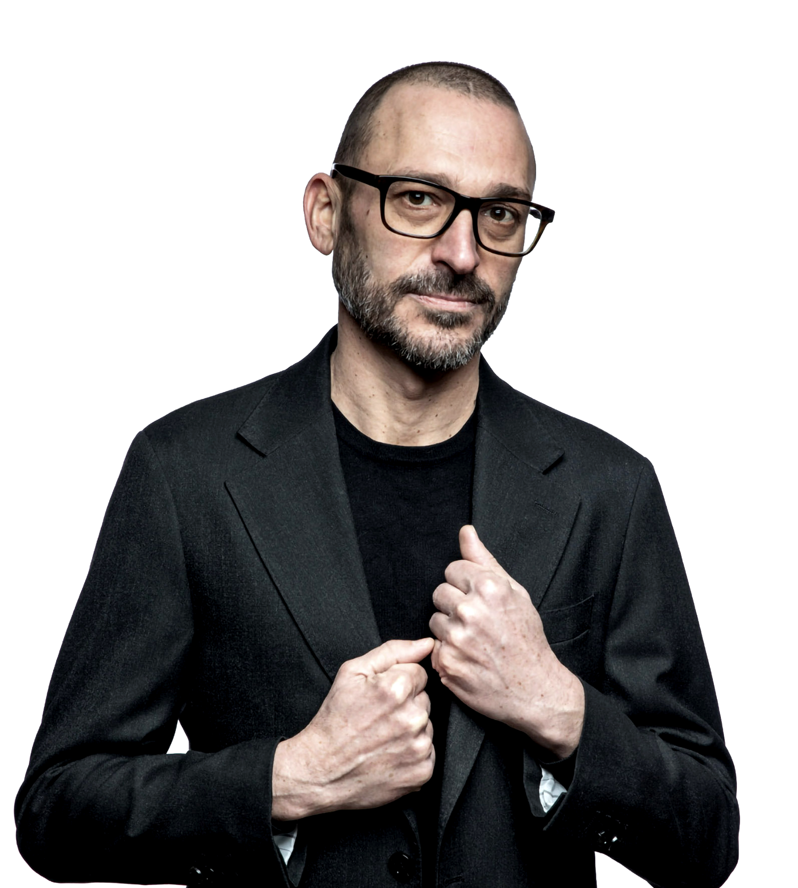 Ritratto di Marco Vincenti, graphic designer e art director