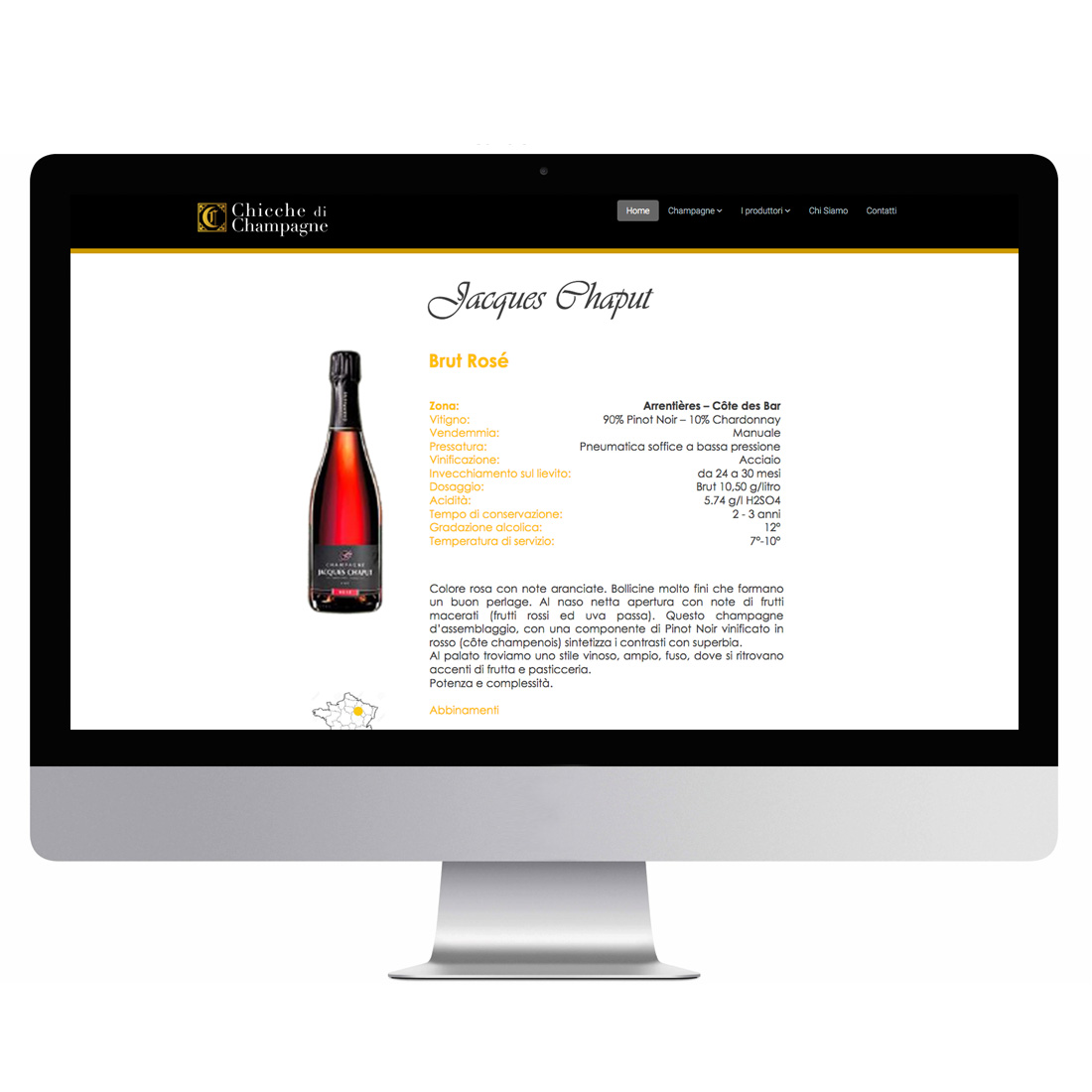 Sito Web Chicche di Champagne