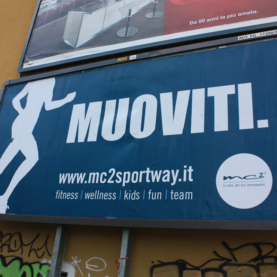 Campagna pubblicitaria Mc2 Sport way